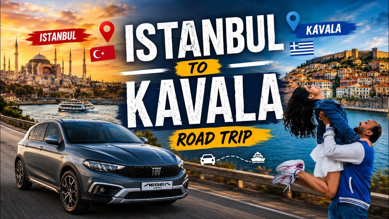 Istanbul 🇹🇷  to Kavala, Greece 🇬🇷 | Road Trip 🚗