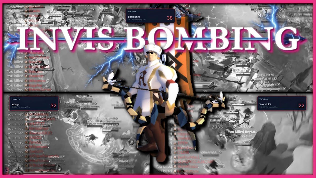 INVIS SOLO BOMBING || THE LONELY MEN || ALBION ONLINE