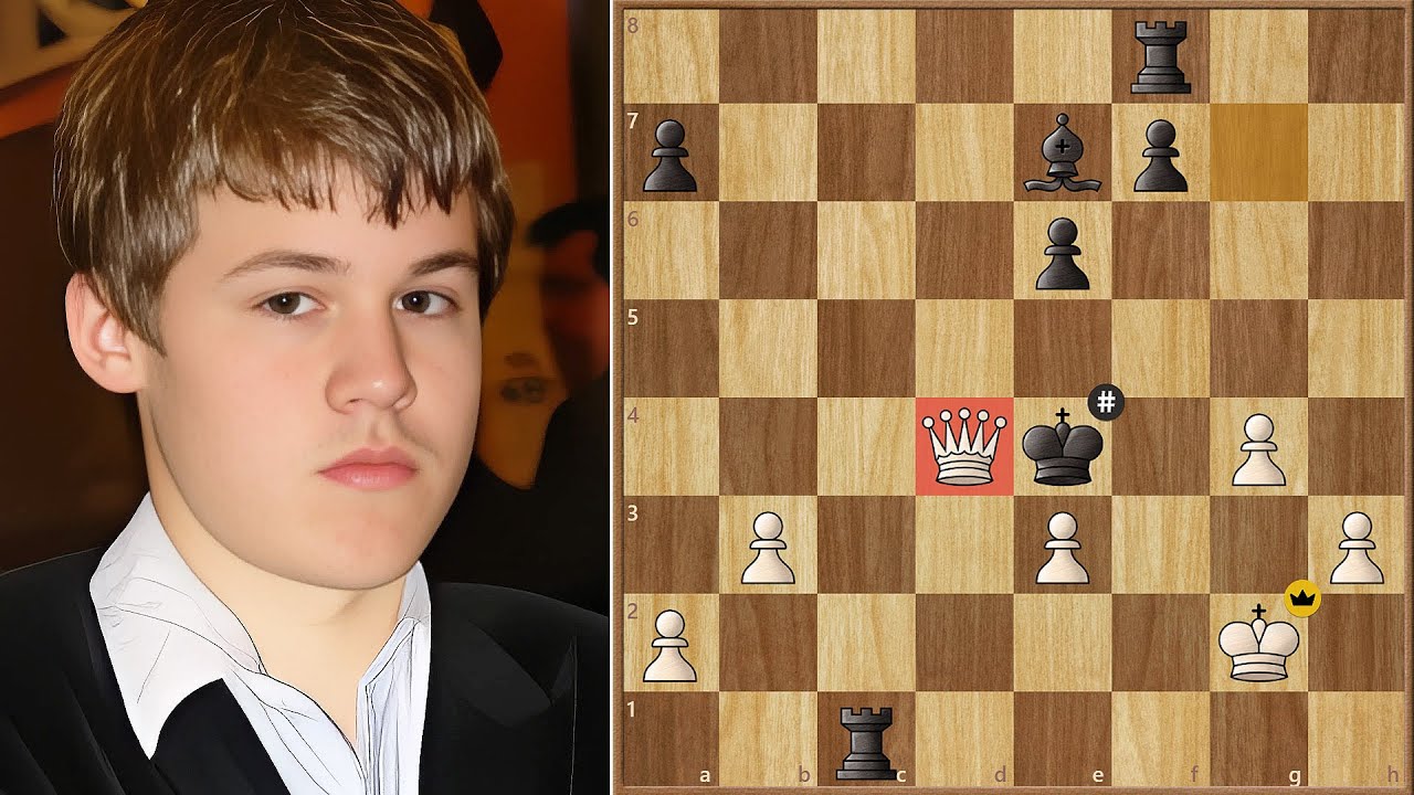 Brilliant Tal-Like Attack by 14 Year Old Magnus!