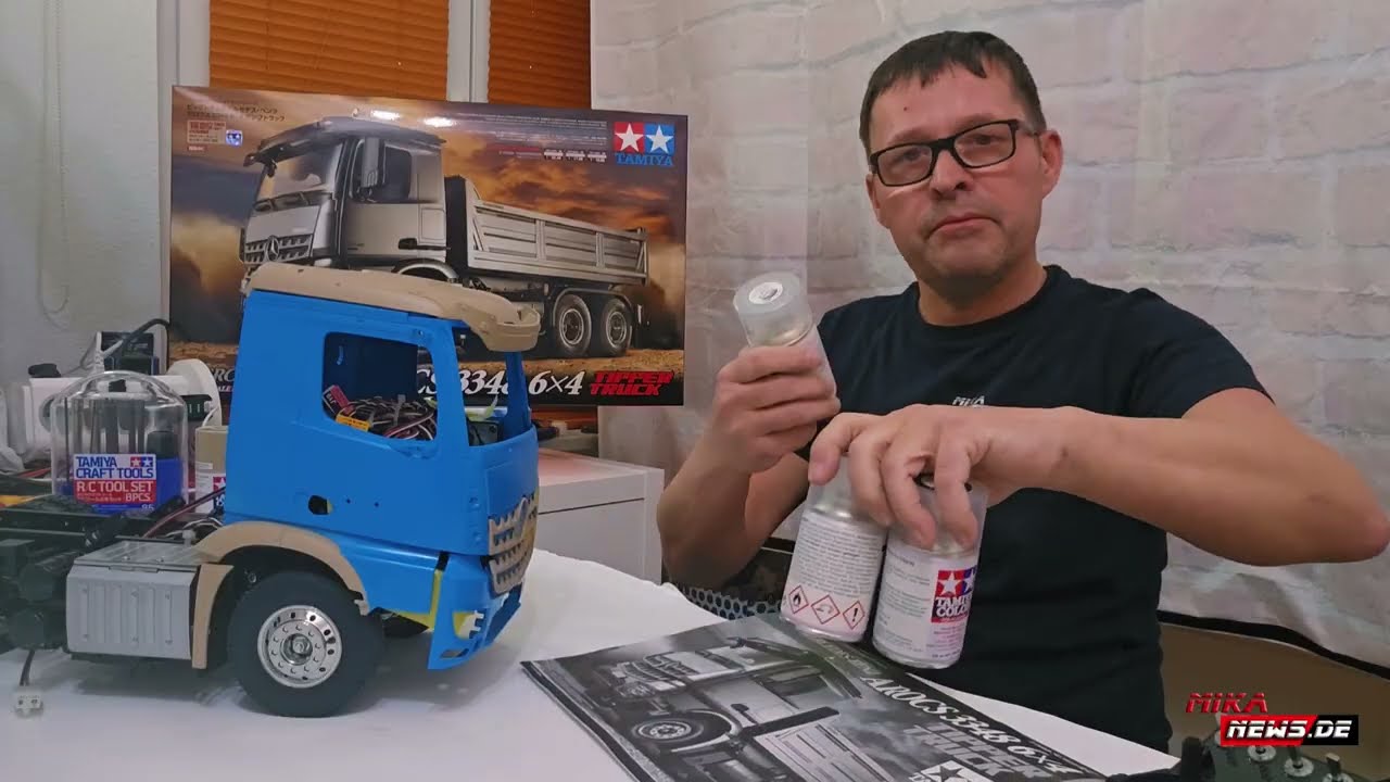 Zwischenfazit Aufbau Tamiya Mercedes Benz Arocs 6x4 Hinterkipper RC Truck