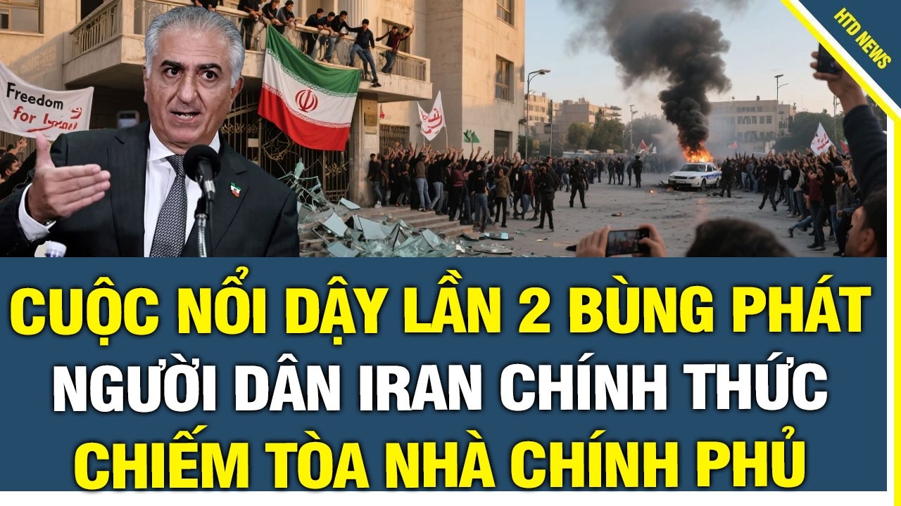 Cuộc nổi dậy lần 2 bùng phát: người dân Iran chiếm tòa nhà chính phủ đầu tiên.