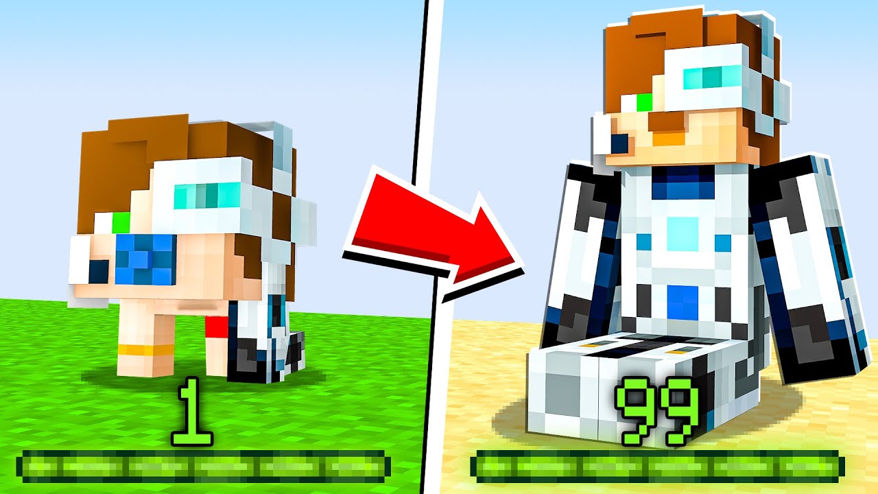 minecraft AMA tek blok XP