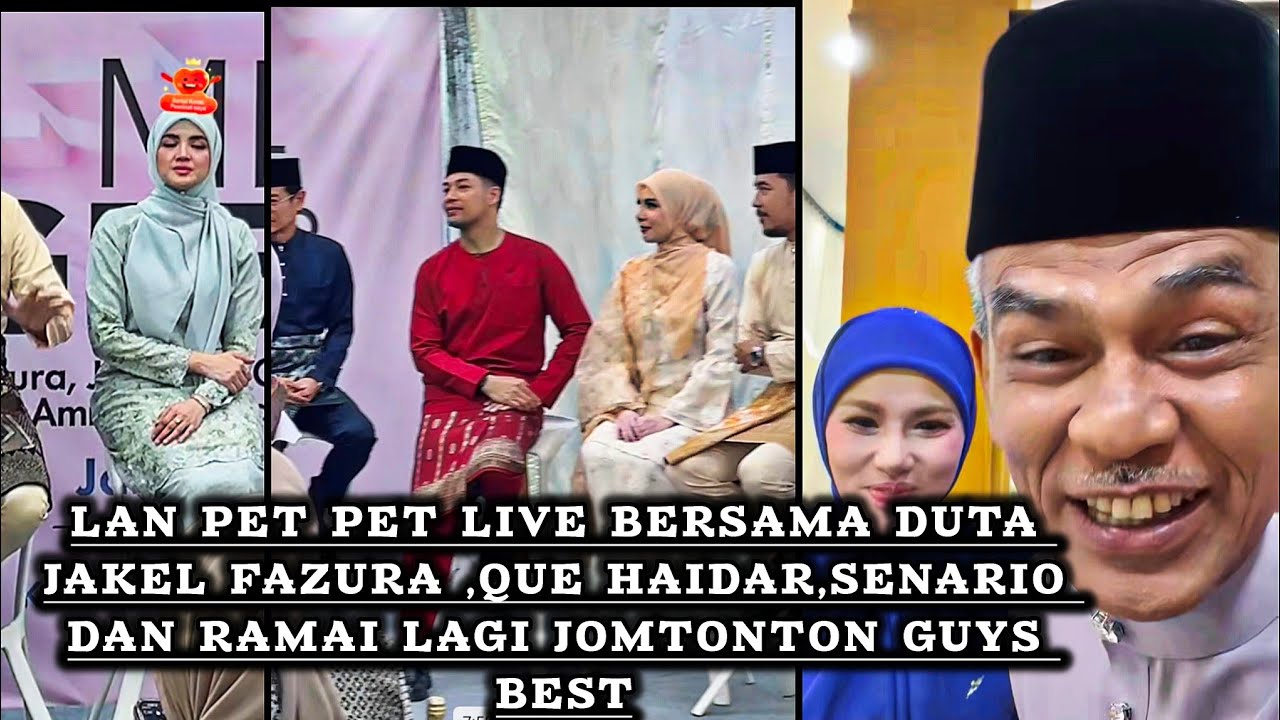 Lan pet pet bersama Duta Jakel  Fazura,Que Haidar dan ramai lagi best nya guys 
