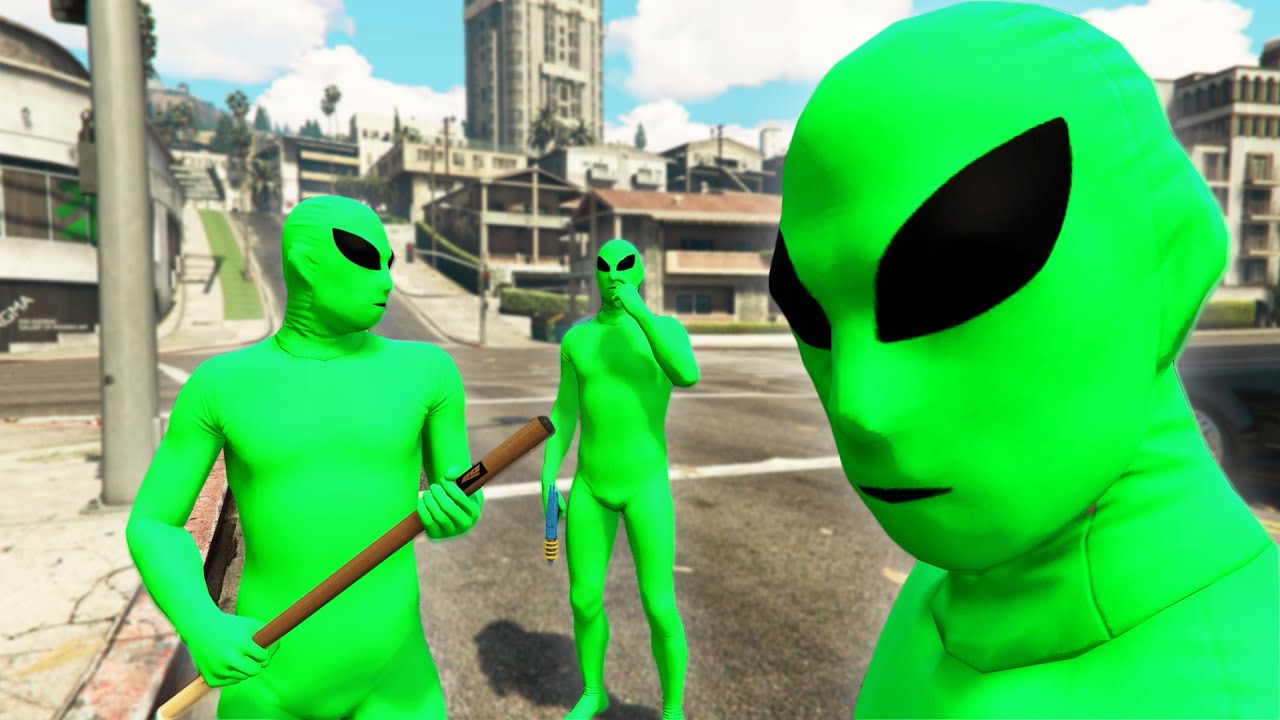 Green Alien Gang - GTA 5