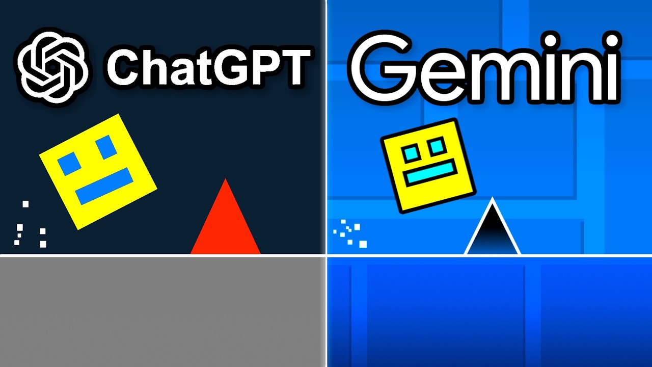 ChatGPT против Gemini: создайте Geometry Dash за 1 час
