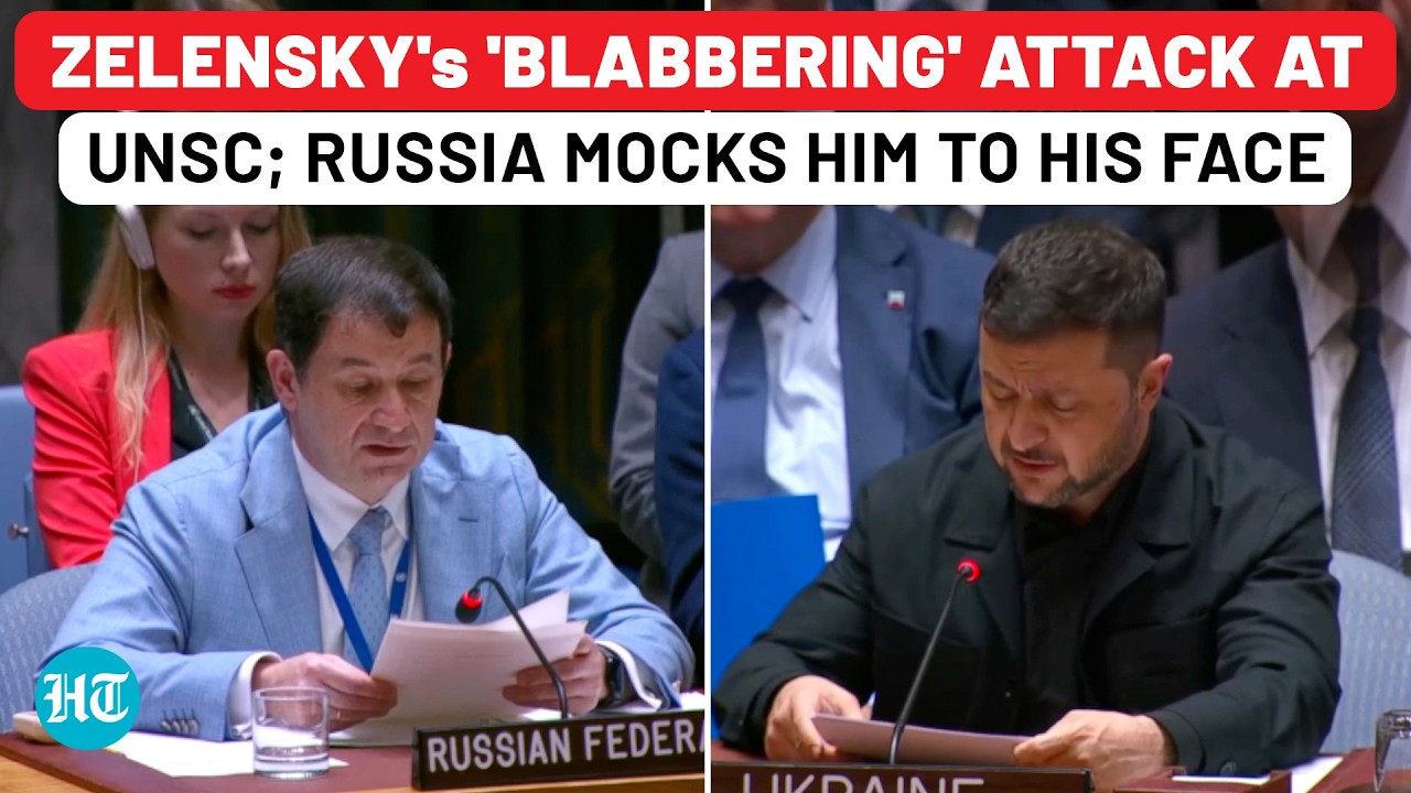UNSC: Zelensky Launches 'Blabbering' Attack, Gets Mocked To His Face By Putin Aide As Rubio Watches