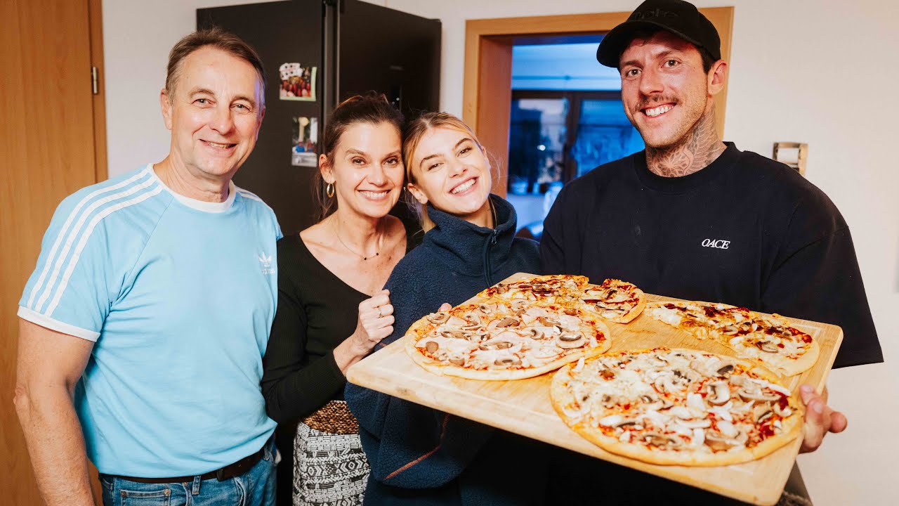 Zu Besuch bei Rominas Eltern (wir backen Pizza🍕😋)