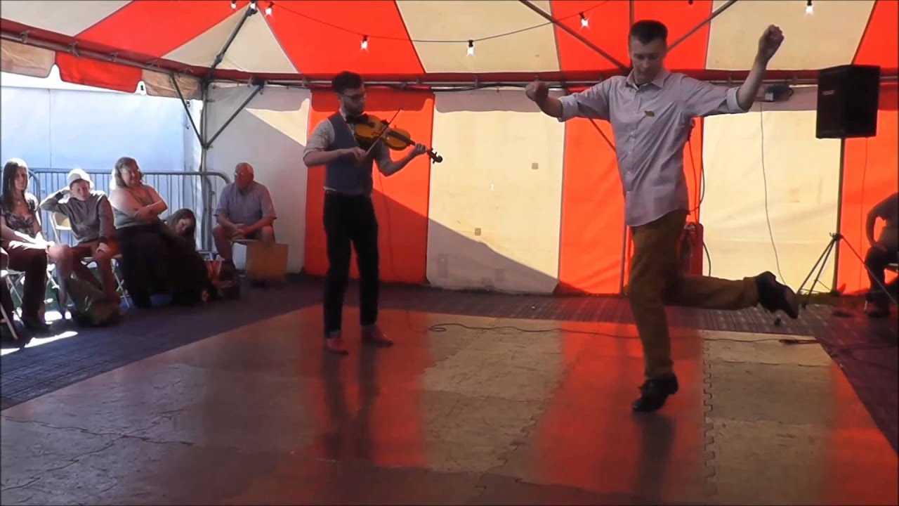 Lakeland Hornpipe clog dance, Toby Bennett and Scott Hartley at Chippenham Folk Festival 2013