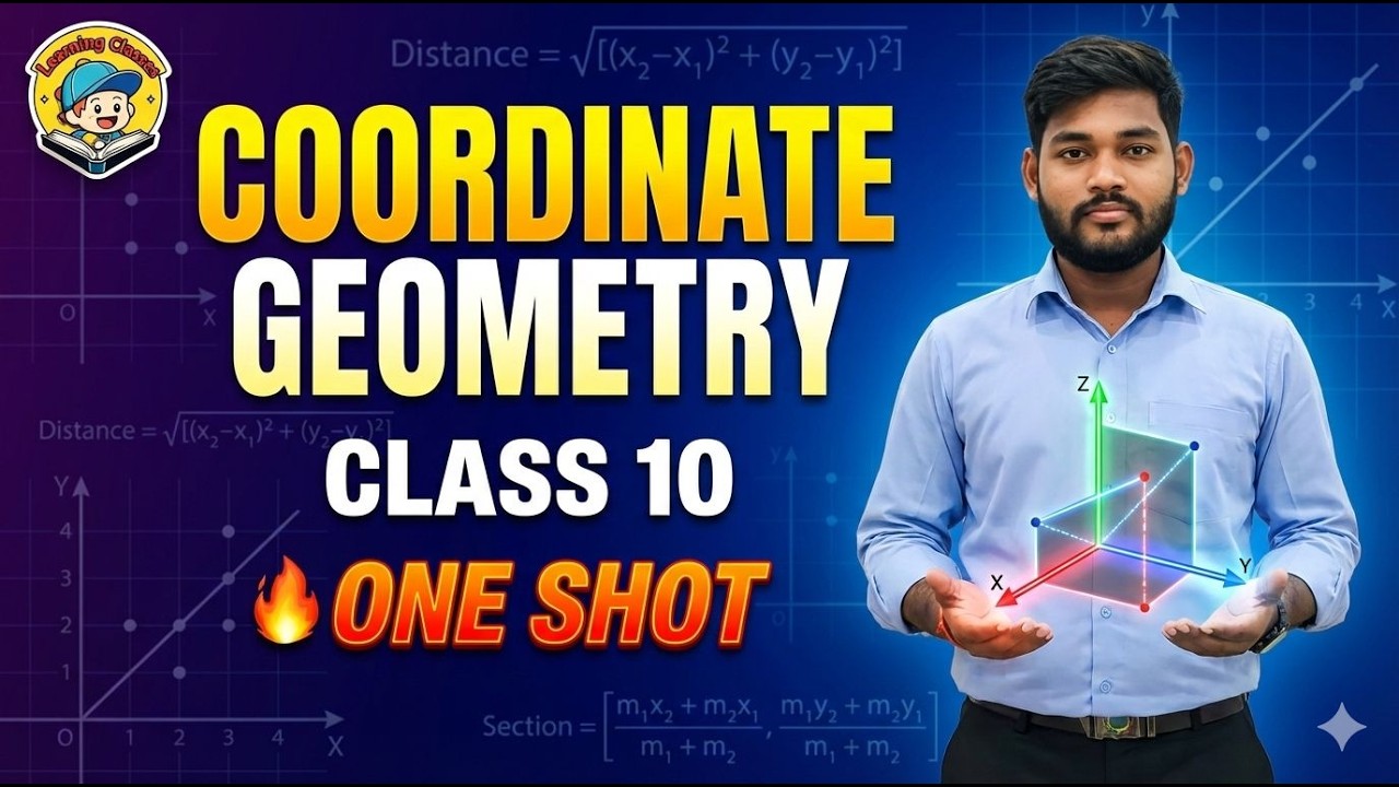 Class 10 Coordinate Geometry One Shot | Full Chapter Revision | Board Exam 2026