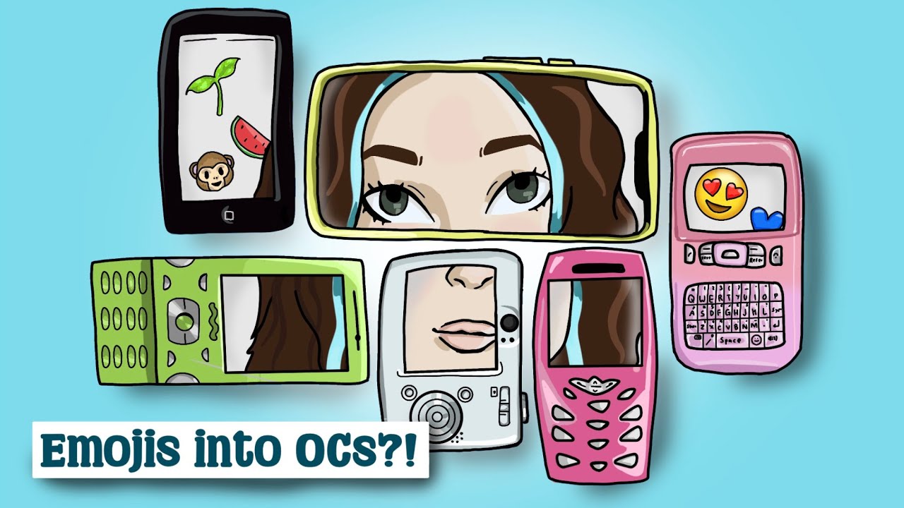 Making OCs from emoji combos?! ( creating new characters speedpaint!)