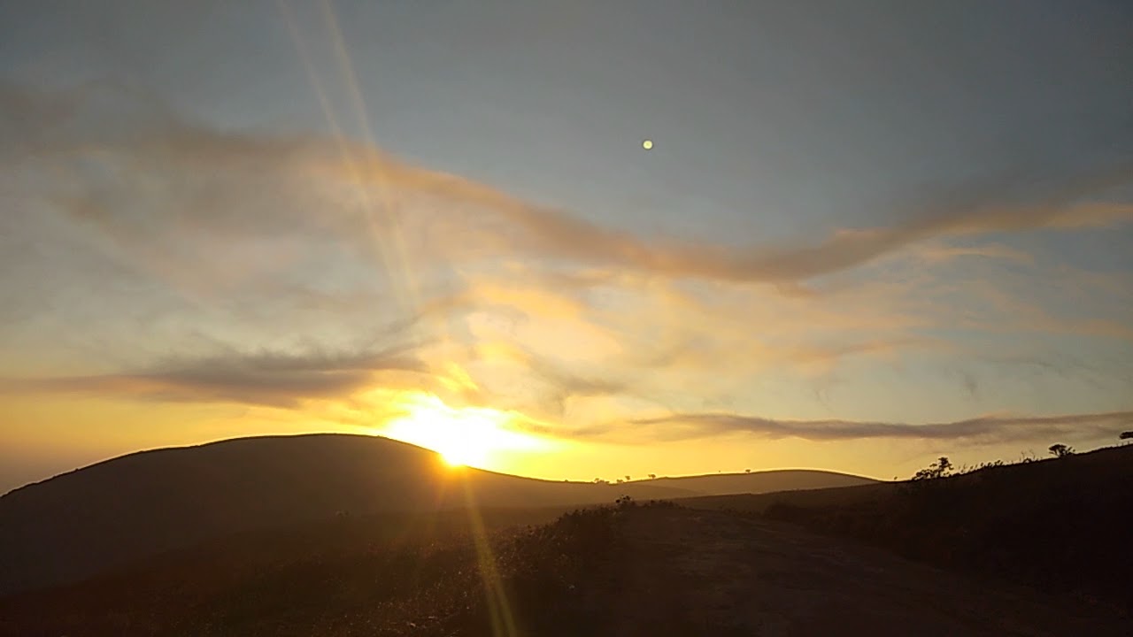 Sunrise in  bababudhangiri  chikkmagalur
