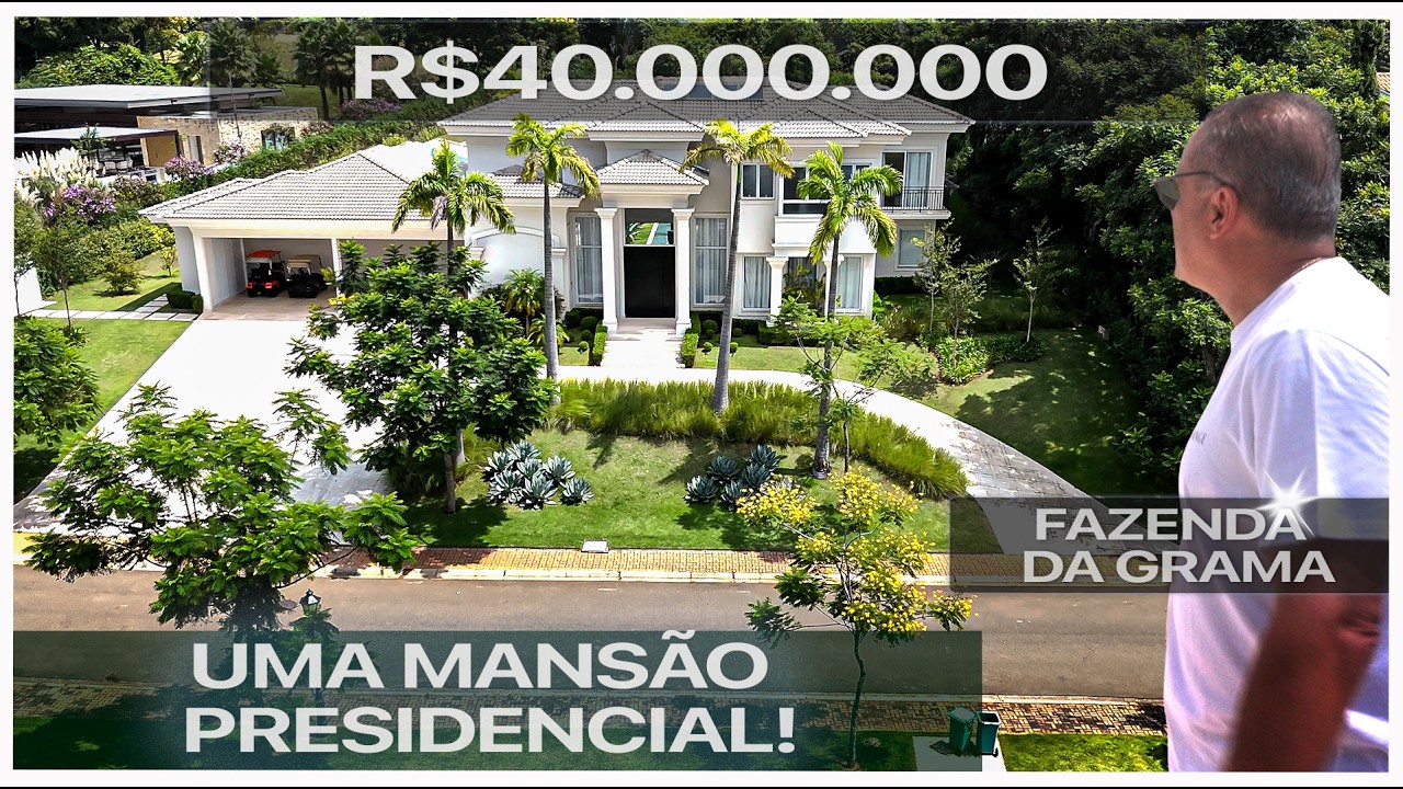 UMA DAS MELHORES MANS&Otilde;ES DO CONDOM&Iacute;NIO | Fazenda da Grama | R$40.000.000,00