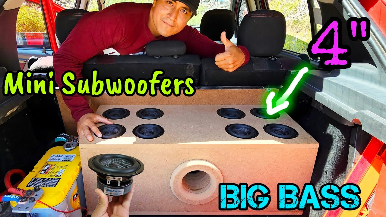Así Suenan 8 Mini Subwoofers de 4