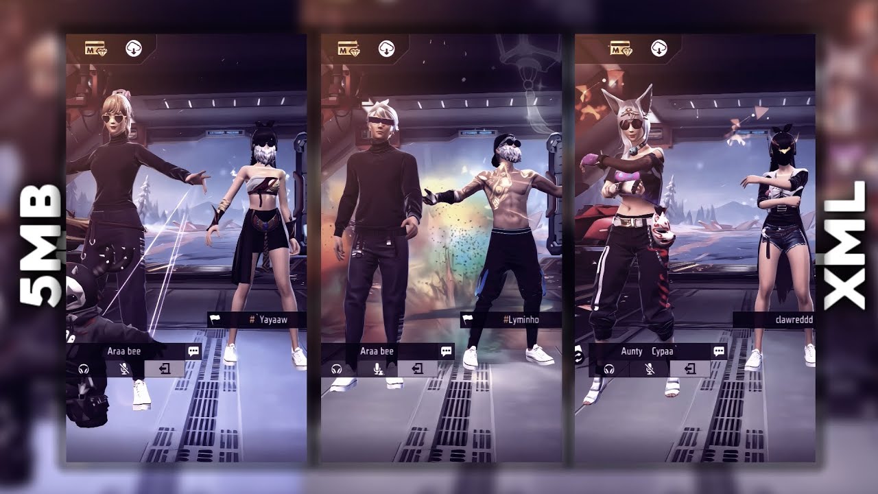 3 PRESET FF || DJ NGANA KASE TINGGAL, DJ PAPALI BERNYANYI PUSING 