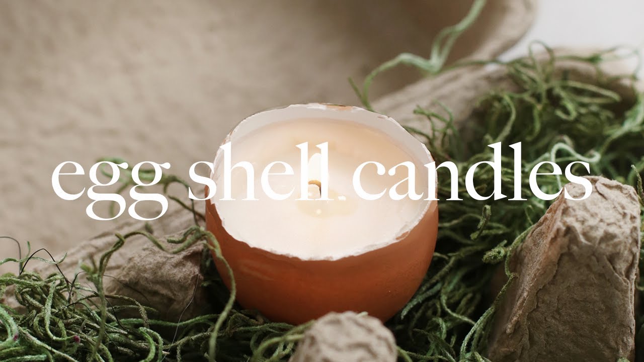 DIY Egg Shell Candles