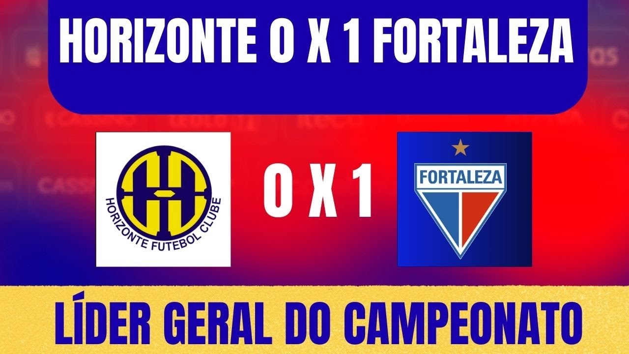 HORIZONTE 0 X 1 FORTALEZA // LÍDER GERAL GALERA // OS MENINOS DERAM CONTA