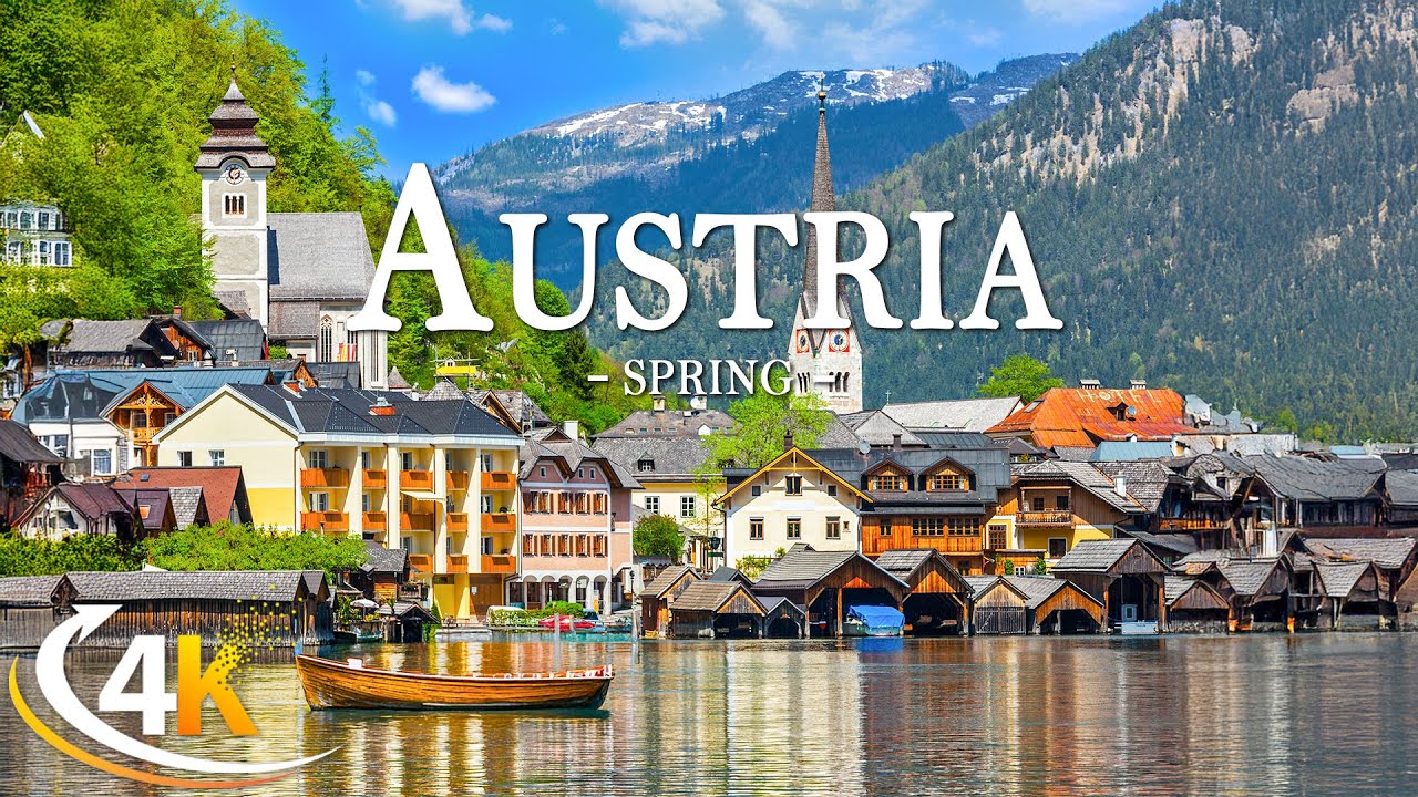 Spring in Austria 4K 🌸 Alpine Meadows & Blooming Landscapes with Relaxing Music &ndash; 4K Video UltraHD