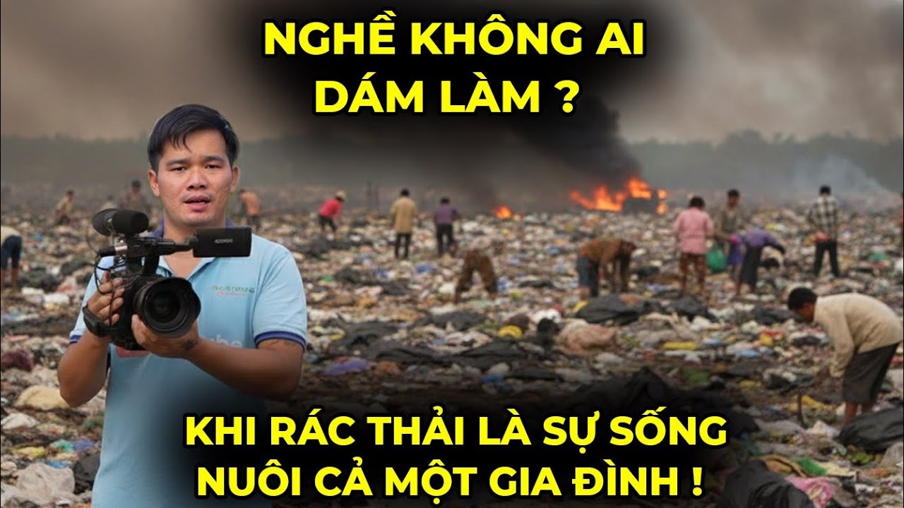 Đột nhập bãi rác khổng lồ - Nơi sự sống nảy mầm giữa ngh.ĩa địa rác thải