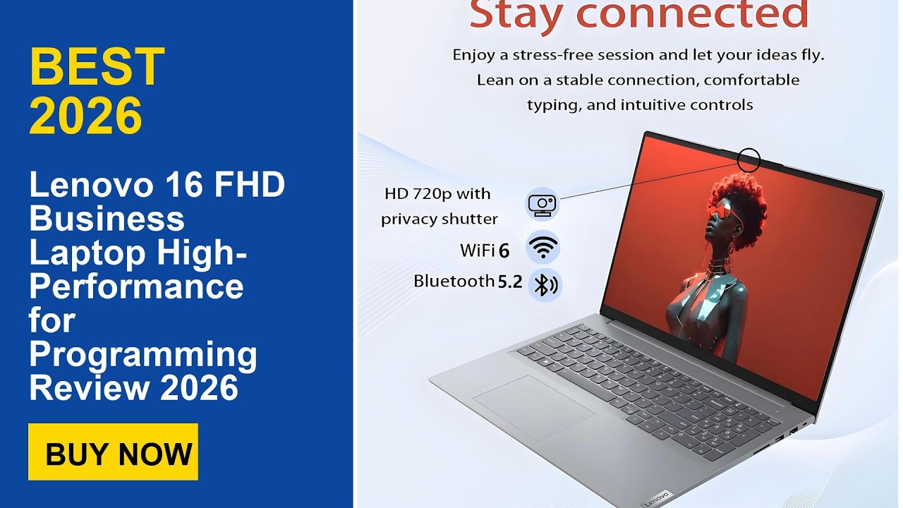 Lenovo 16 FHD Business Laptop High-Performance for Programming Review 2026