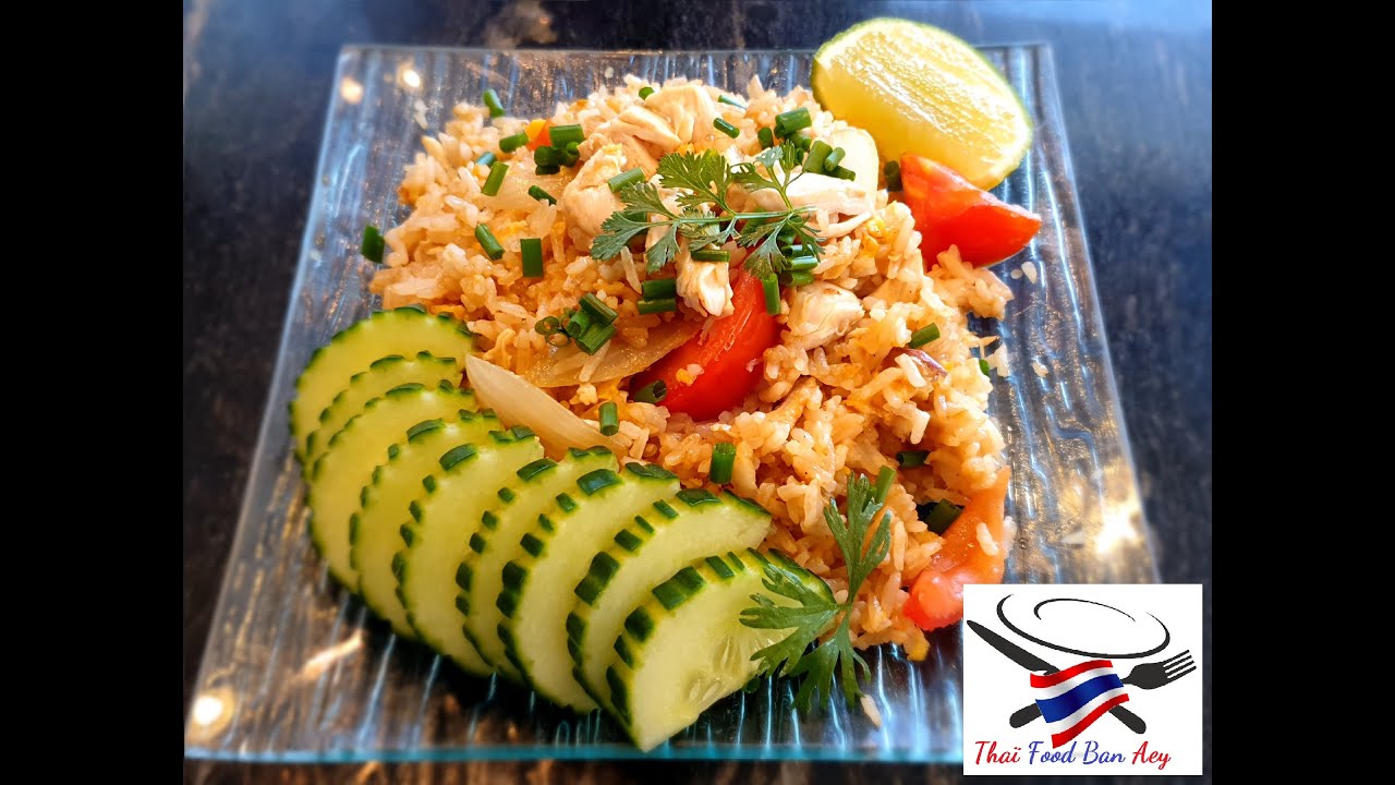 Comment faire du riz sauté au poulet un plat thaï ST FR//ข้าวผัดไก่ TFBA 15 0