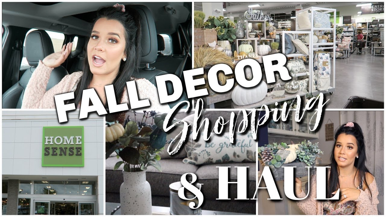 SHOP WITH ME: Fall Home Decor Haul | Homesense & Homegoods
