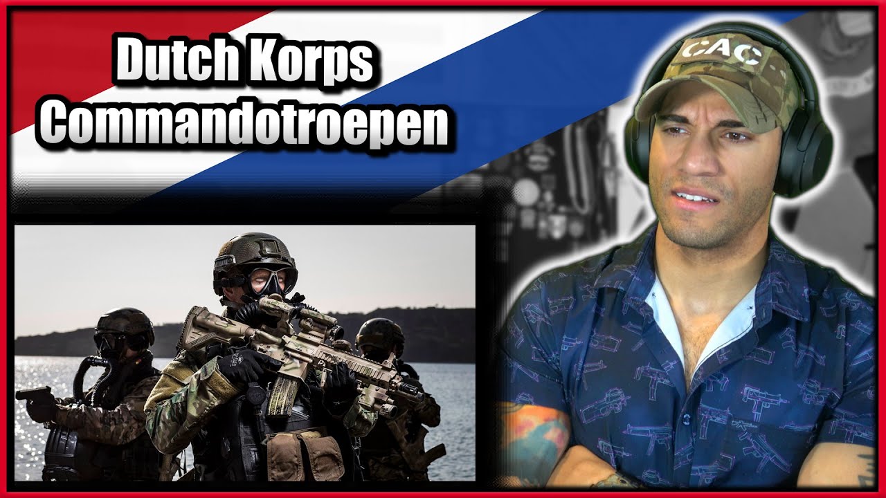Морской пехотинец реагирует на голландский спецназ (Korps Commandotroepen)