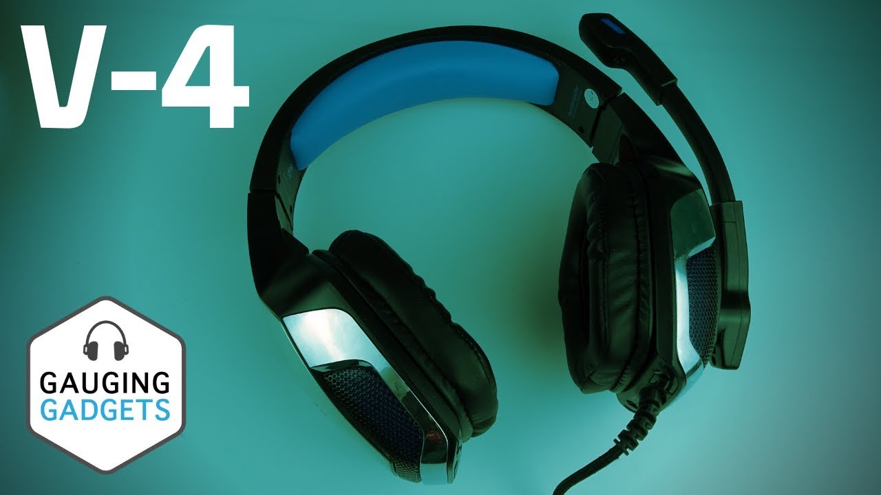 Bengoo V-4 Gaming Headset Review and Mic Test - HunterSpider V-4 Headphones