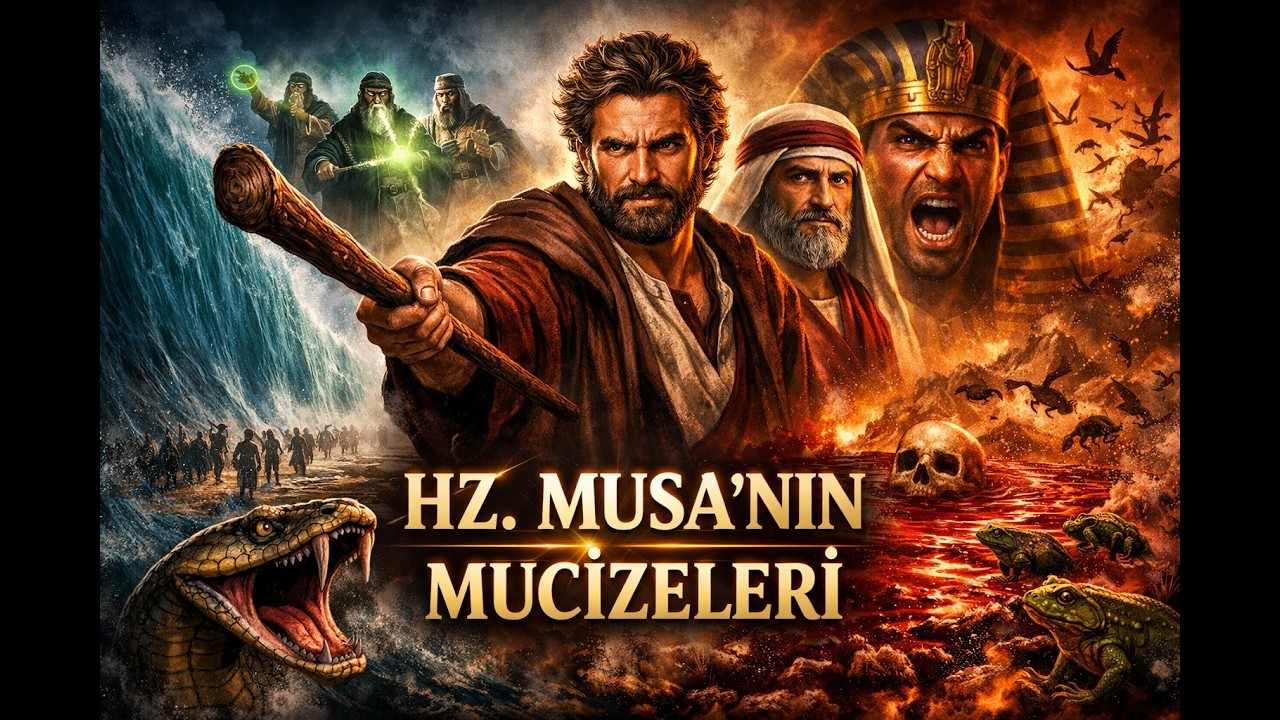 Hz. Musa’nın Mucizeleri  Büyücüler Neden Secde Etti? #din #tarihinsırları #keşfet #ramadan #ramazan