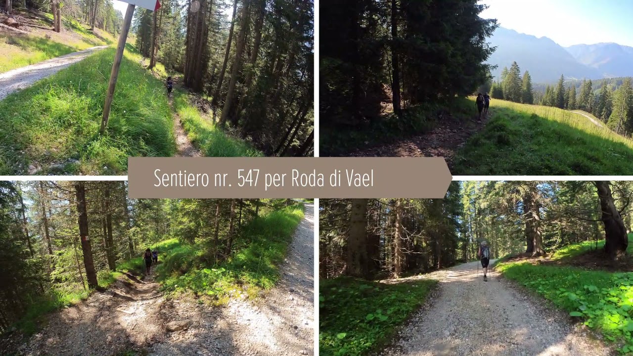 Val di Fassa Estate 2021 - Escursione da Vigo a Rifugio Roda di Vael