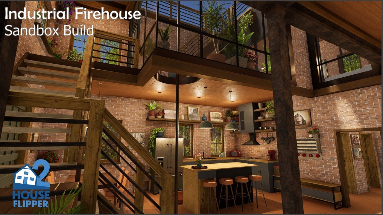 House Flipper 2 - Industrial Firehouse (Sandbox Build)