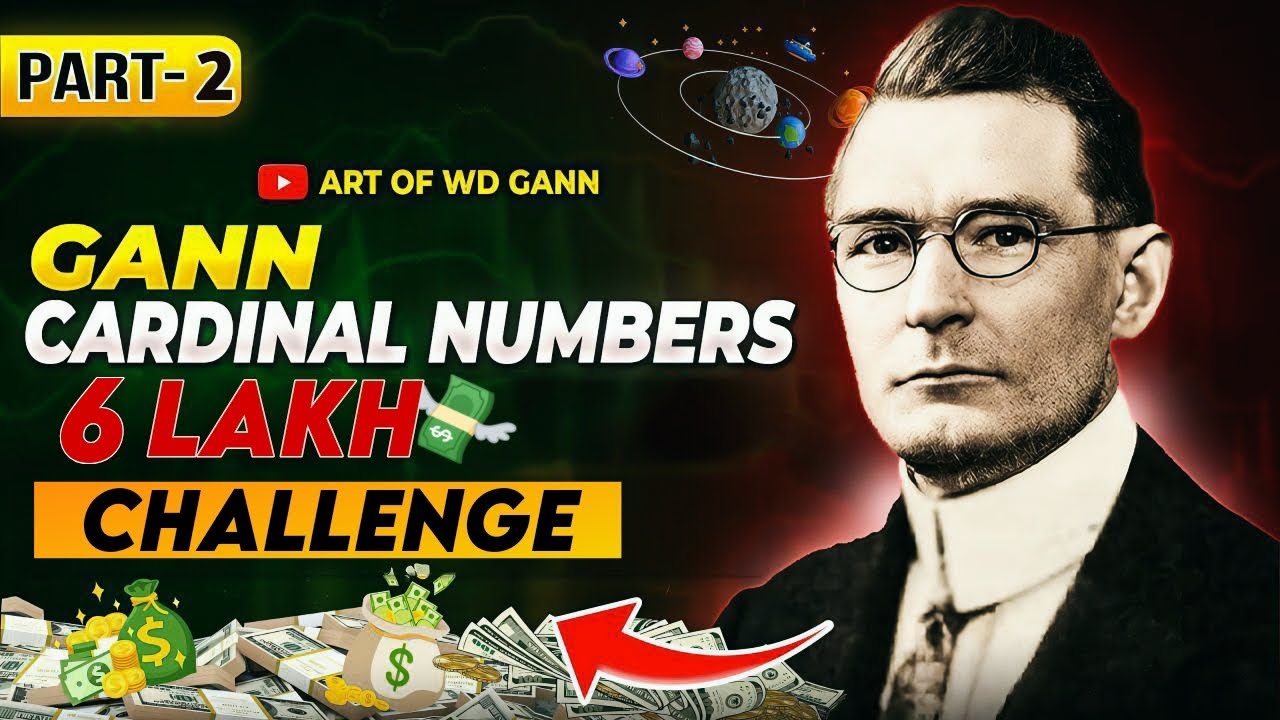 Gann Cardinal Numbers Part 2 | 6 Lakh Challenge | 369 |  Art of WD Gann #forex #forextrading