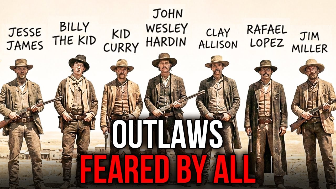 The 7 MOST FEARED Outlaws the Wild West Ever Produced