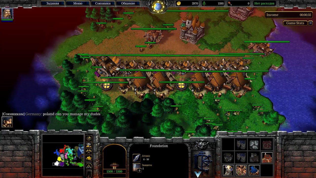 Warcraft 3 - Eras Zombie Invasion Gameplay (Part 1)