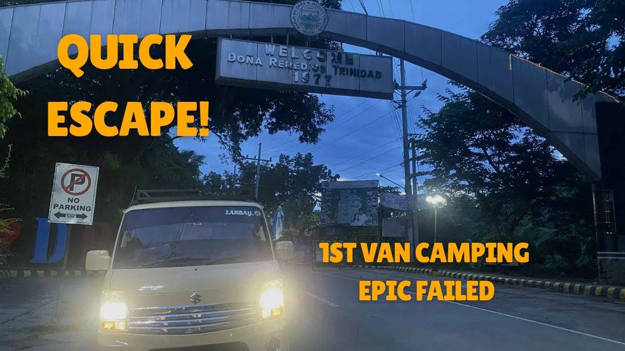 QUICK ESCAPE! | VANCAMPING SA DRT | MINIVAN
