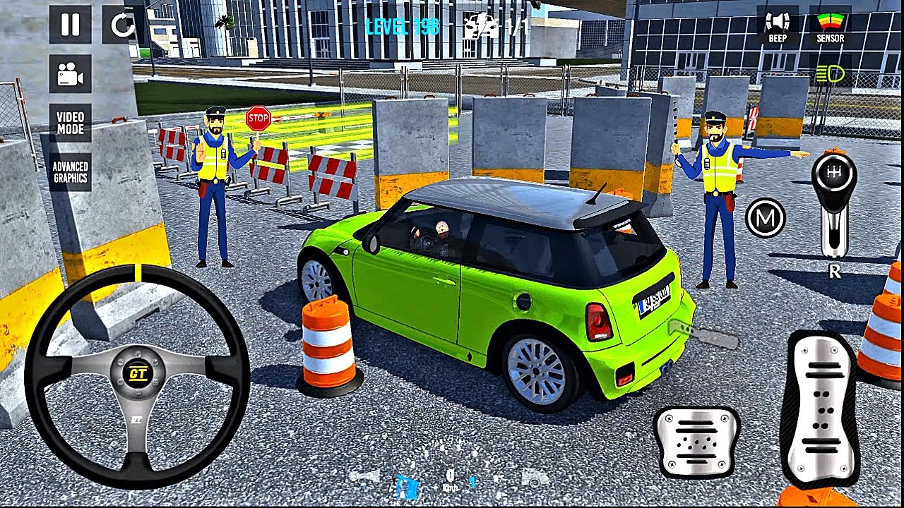 Mini Cooper Ultimate Parking Skills | Car Parking 3D Online Drift Gameplay | Multi Level Challenge