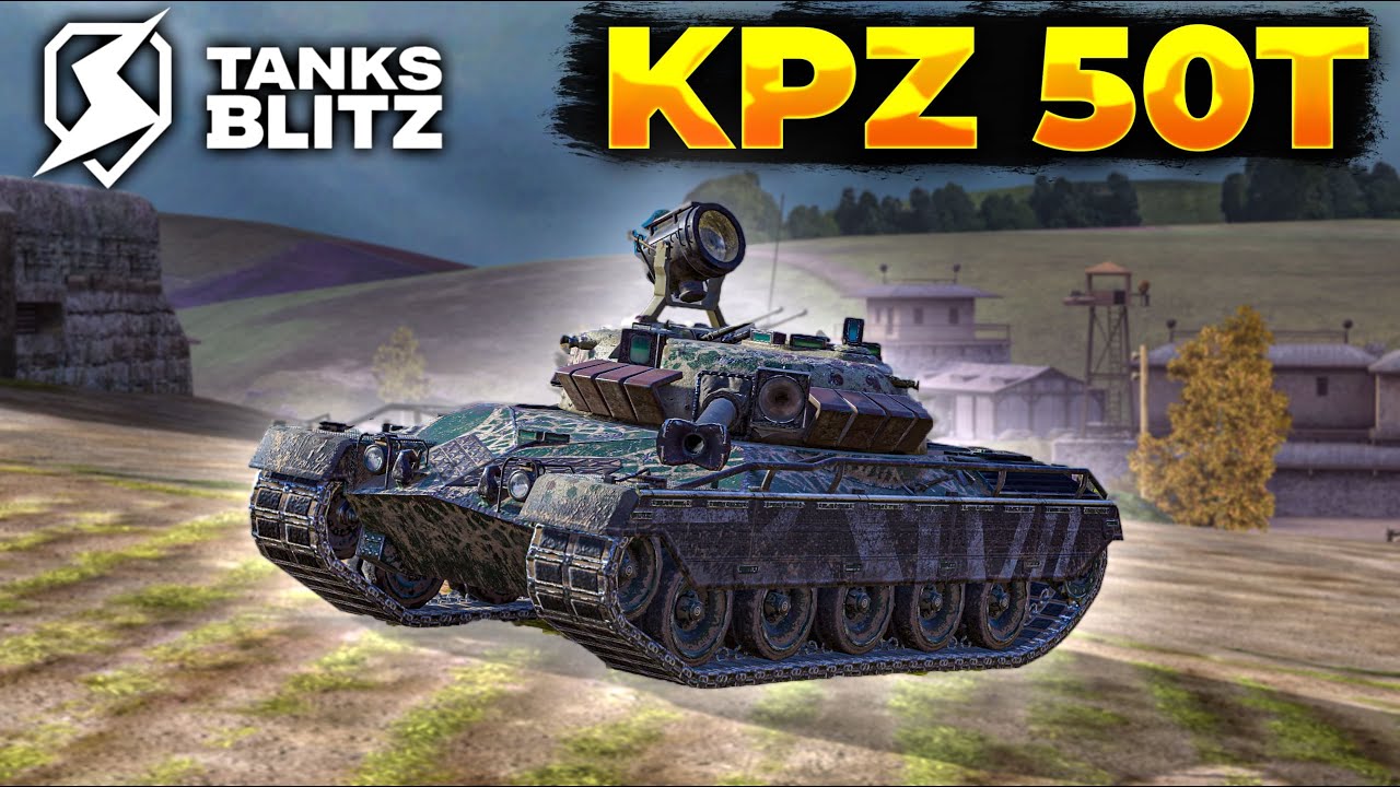 KPZ 50t - СТ НА СТЕРОИДАХ! Обзор Tanks Blitz