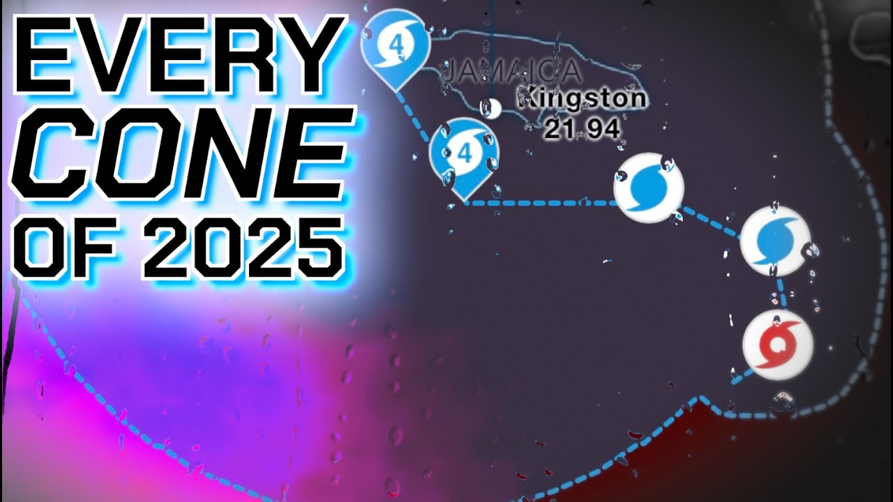 Every Forecast Cone of the 2025 Atlantic Hurricane Season