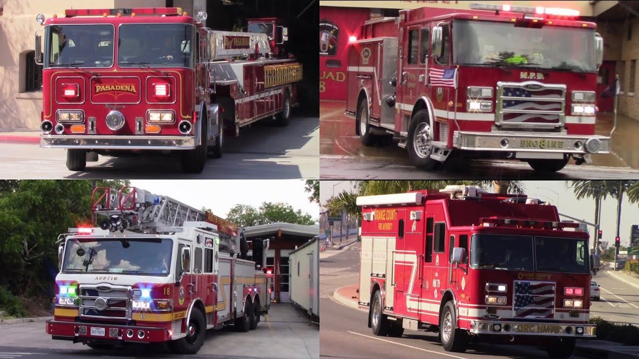 Fire Trucks & Police Responding - Best of 2021 Compilation Part I: January - June