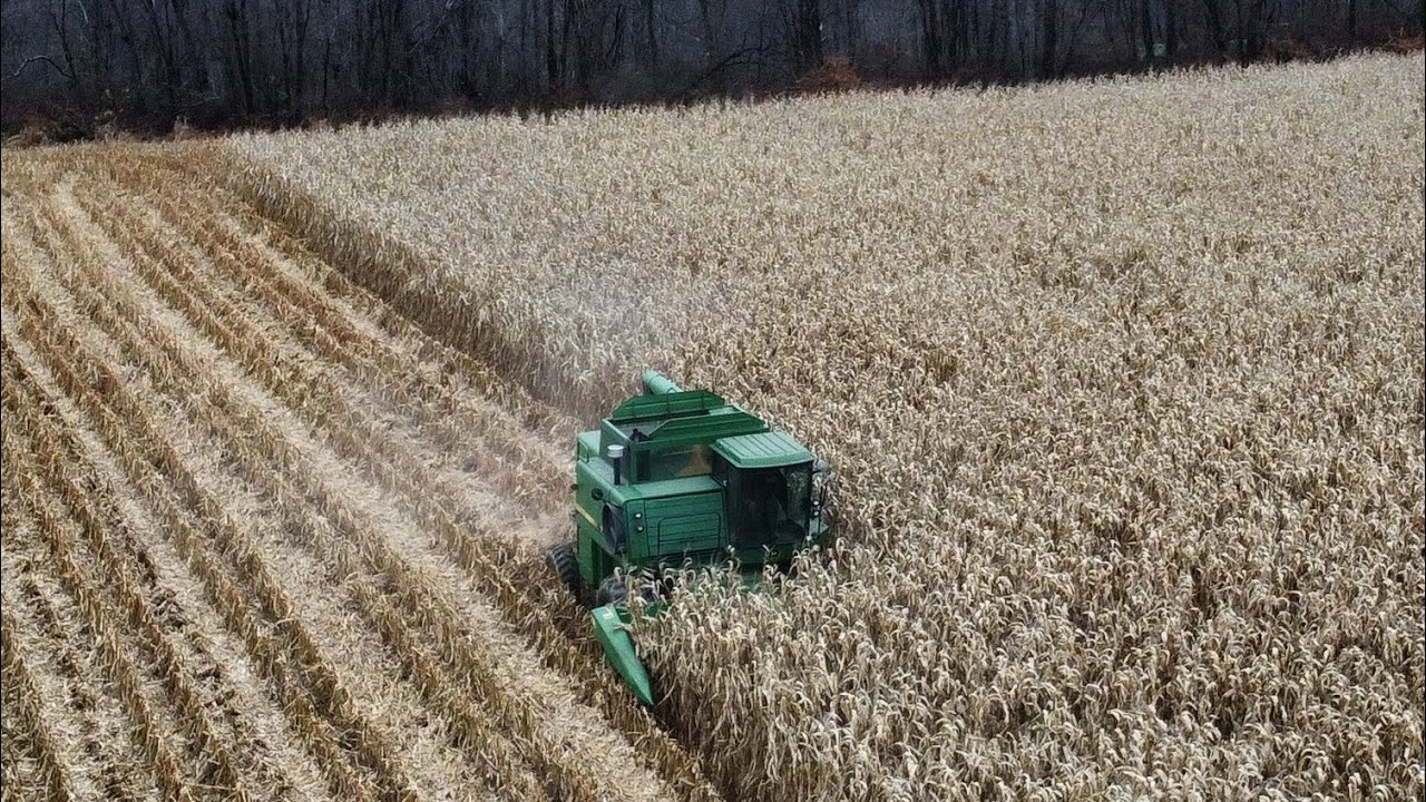 Grandpa’s John Deere 7720 Titan 2 combining corn