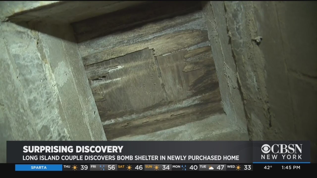 New Homeowners Find Bomb Shelter Under Their House