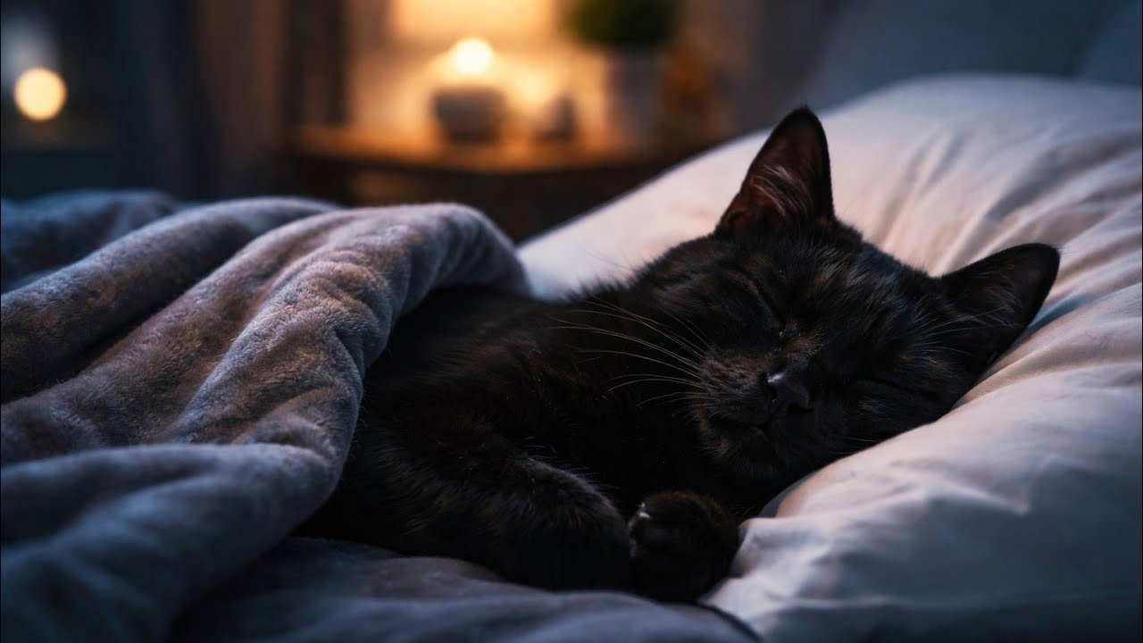 Música Para gatos Tela Preta: Música Para Gatos Relaxarem e Dormirem