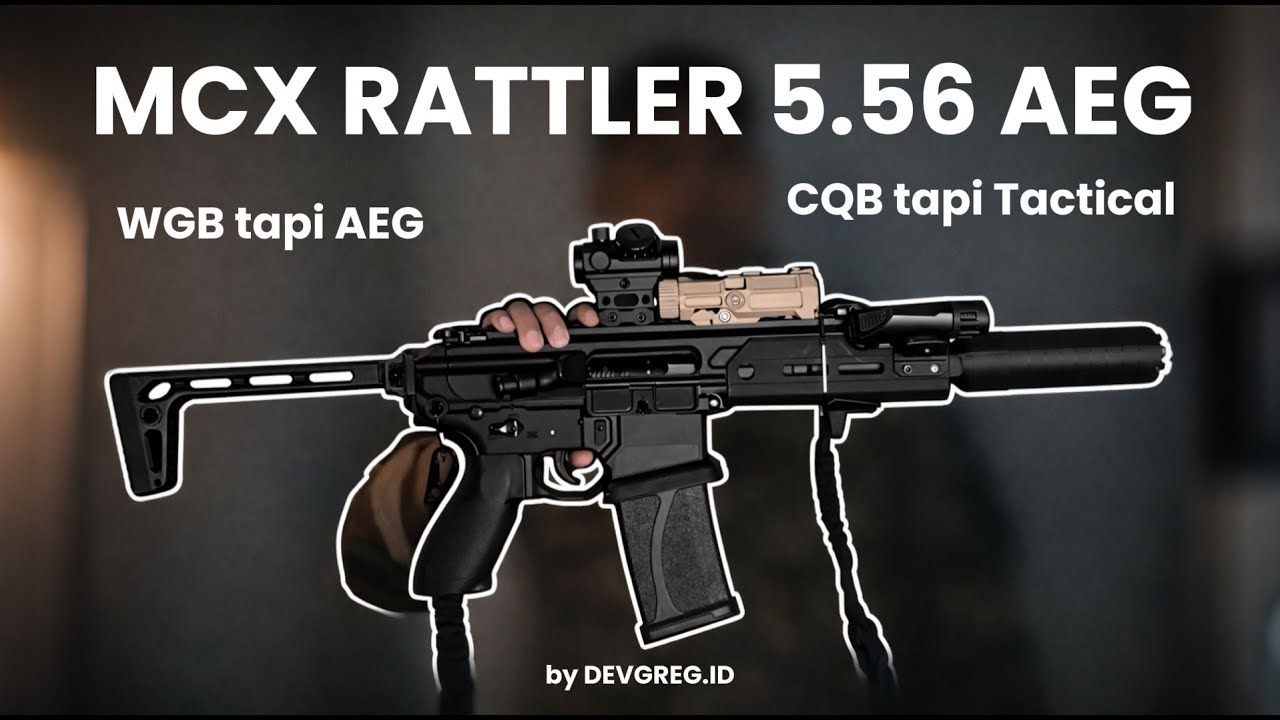 WGB SIJUN MCX Rattler (Virtus) Konversi AEG | Airsoft Indonesia