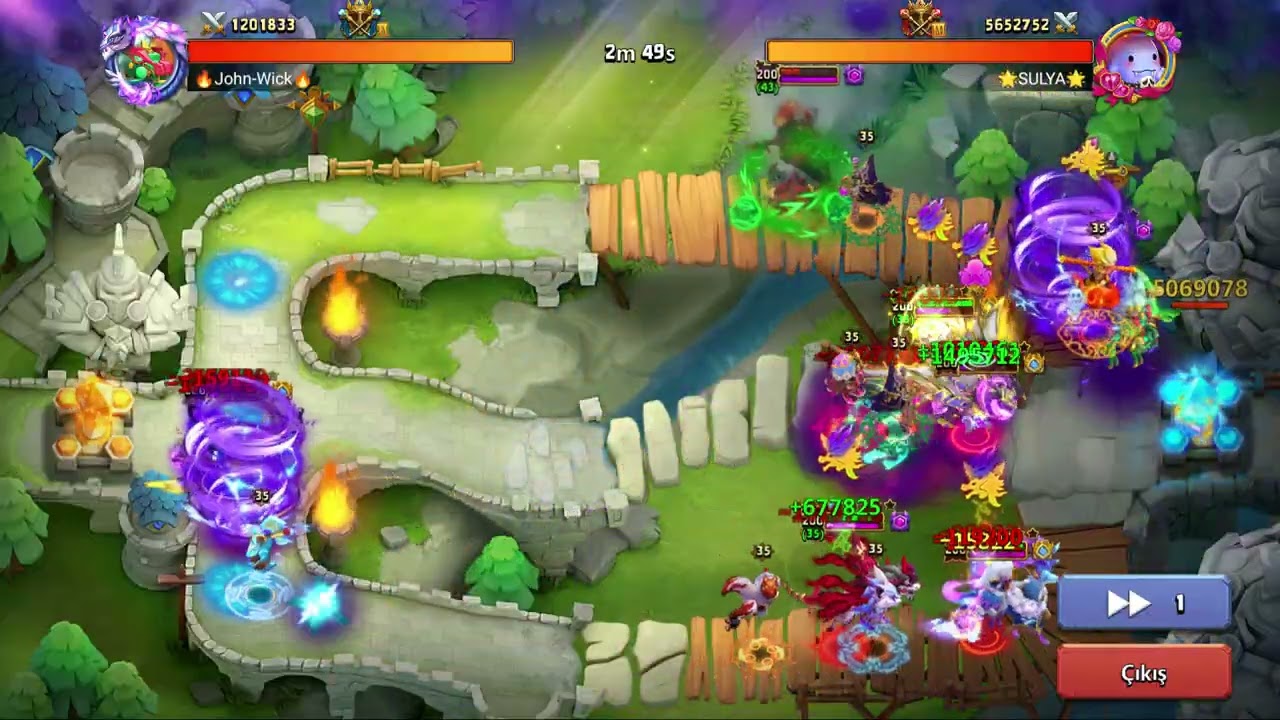 Castle Clash Arena 5 Million Might Vs 1 Million Might 🔥John-Wick🔥