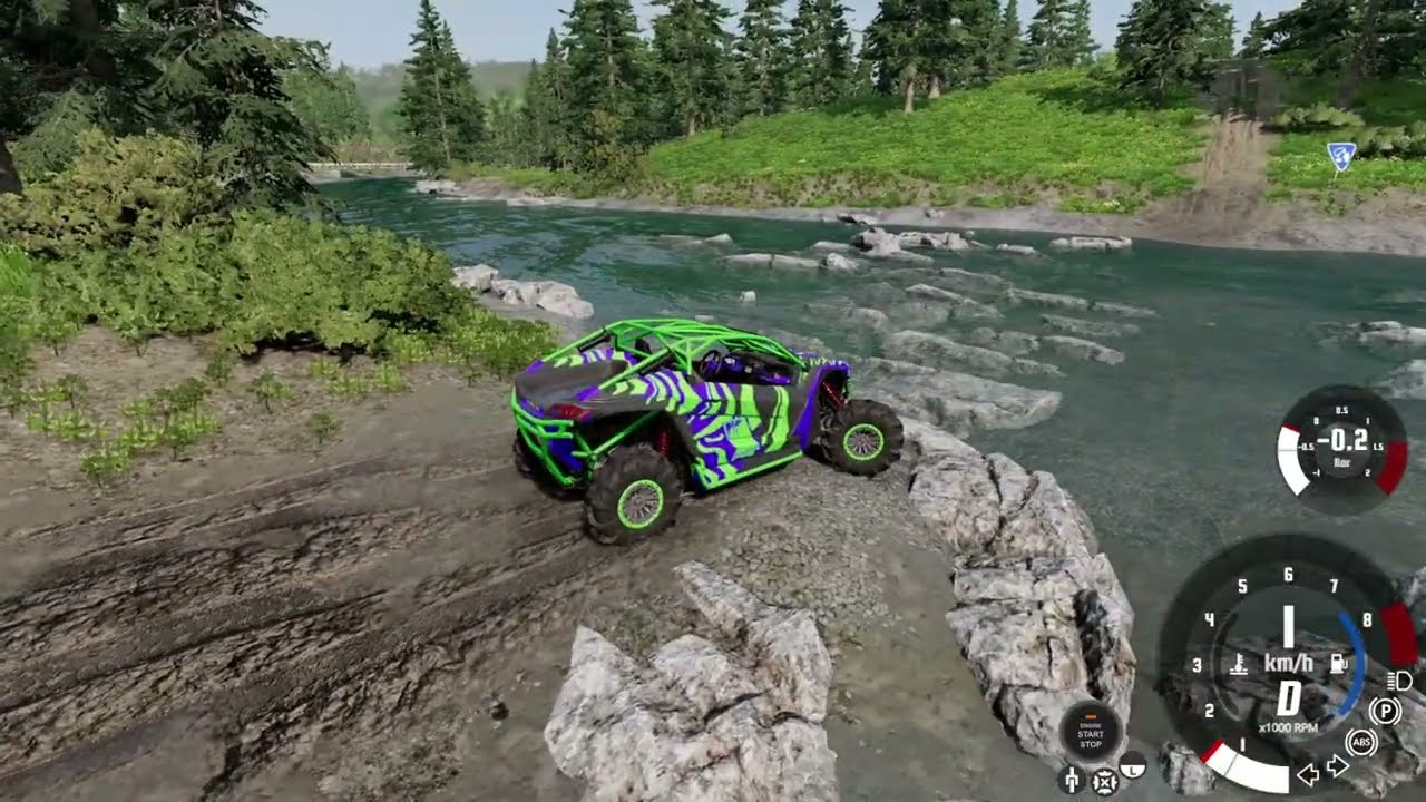 Ninguém consegue passar por essa estrada no Beamng. Você conseguiria?