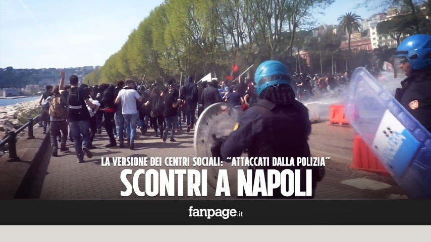 Scontri a Napoli, la difesa dei centri sociali: 