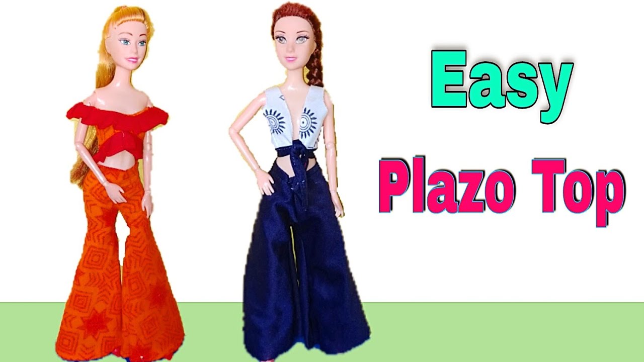 How To Make Plazo Top Easy | Easy Doll Dress | D Creating Extra
