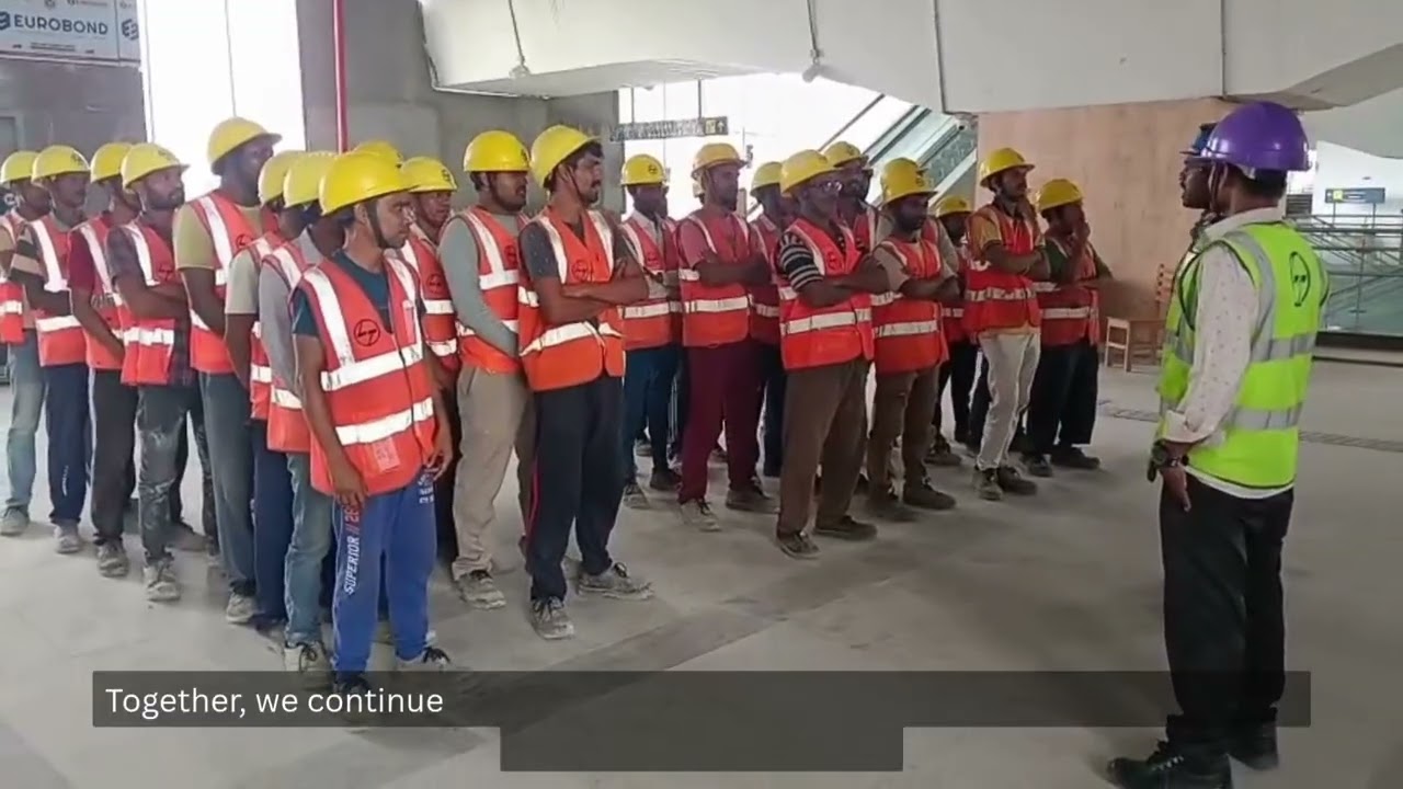 Safety Training at Site | Construction Safety | ANG Manpower Solutions Private Limited
