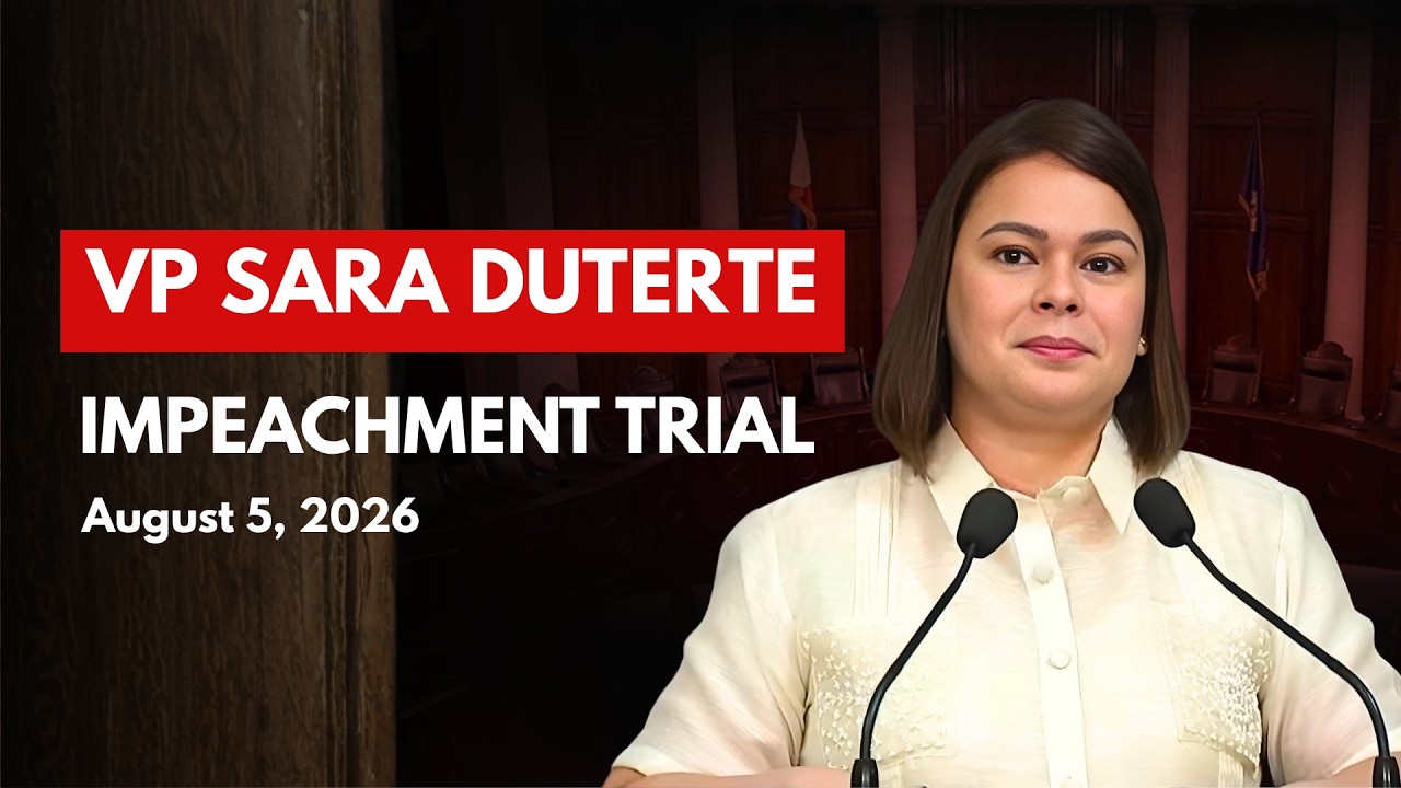 LIVE: VP SARA DUTERTE IMPEACHMENT TRIAL - DAY 13 - AUGUST 5, 2026