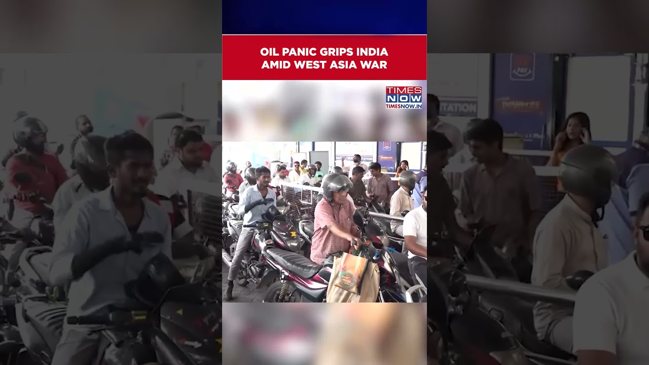Oil Crisis Trigger Long Queues In India As West Asia Conflict Disrupts Supply Chain #shorts
