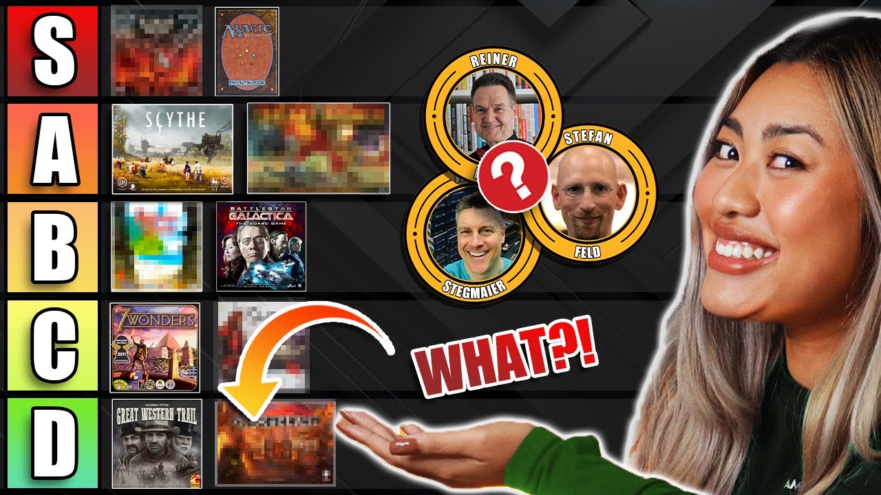 Tier Ranking The Best Board Game Designers of All Time! Who Will Win!?